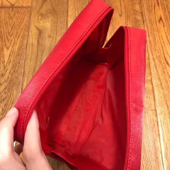 NEW Parfums Christian Dior Cosmetic Pouch Bag Dark Red/Wine - Picture 4 of 9